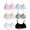 B, variant on Hotiary 10-16Y Teen Girls Adjustable Strap Cotton Bras Preteen Girl Wireless Padded Sports Training Bras, Pack of 6