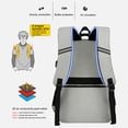 thumbnail image 4 of Oxford Lunch Backpack Save Space Mochila de almacenamiento impermeable Accesorios para exteriores Likrtyny Para Estrenar, 4 of 9