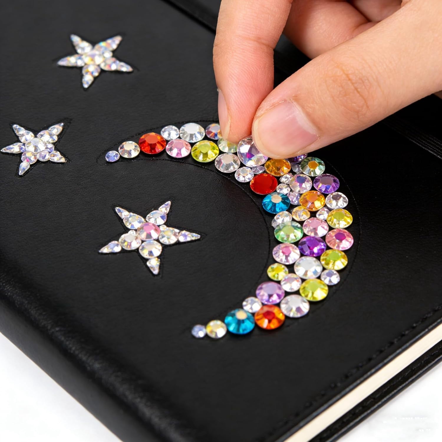 Jelly Flatback Multicolor Rainbow Rhinestones Gems Loose Gemstones [Bedazzling Kit], 3mm, 24000 PCS