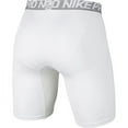 thumbnail image 4 of Nike Men's Pro Combat 6" Compression Shorts (White/Matte Silver/Black, Medium), 4 of 4