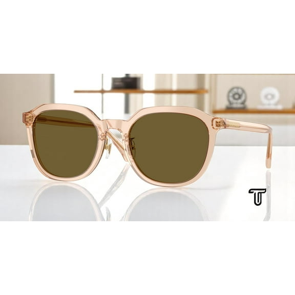 VERSACE VE4493D 551883 Transparent Light Brown Dark Brown 55mm Womens Sunglasses