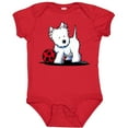 thumbnail image 3 of Inktastic Westie with Ball Boys or Girls Baby Bodysuit, 3 of 5
