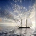 thumbnail image 2 of Sailboat Sun And Sky, Scenic Seasons Transportation Stretched Canvas Wall Art by rolffimages Sold by ArtCom, 2 of 5