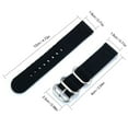 thumbnail image 3 of RYRDWP Canvas Nylon Strap For Huawei Watch1 Watch Strong Durable, 3 of 5
