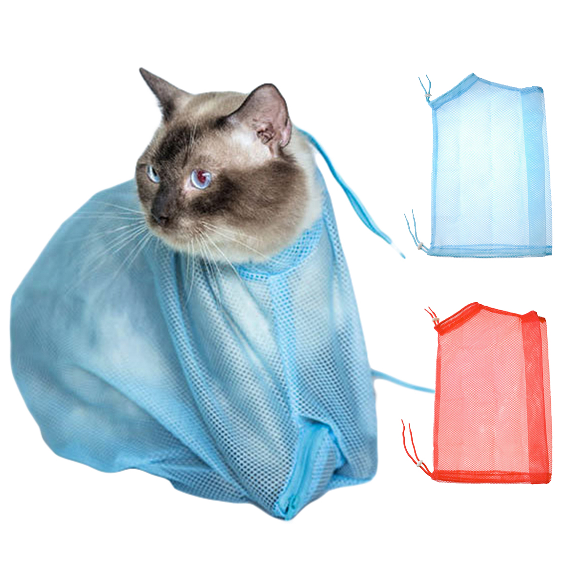 Meidiya Cat Bathing Bag AntiBite and AntiScratch Cat Grooming Bag for