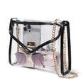 thumbnail image 1 of Bolso transparente Bucosd Stadium aprobado para mujeres (negro), 1 of 7