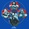 thumbnail image 2 of Boy's Marvel Doctor Strange in the Multiverse of Madness Action Panels  Graphic Tee Royal Blue X Small, 2 of 5