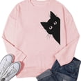thumbnail image 6 of 2025 New Arrival Women's Tops Sweatshirt Halloween Long Sleeve Round Neck Pullover Sweatshirt, 6 of 8