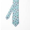 thumbnail image 2 of Men's Tie, Long Legged Animal Trees, 3.7", Pale Blue and Multicolor, by Ambesonne, 2 of 4