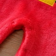 thumbnail image 5 of WIBACKER My First Christmas Baby Boy Girl Santa Claus Costume Velvet Long Sleeve Romper with Hat Xmas Party Cosplay Set, 5 of 11