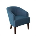 thumbnail image 3 of Scott Living Branson Accent Chair in Blue Tweed, 3 of 10