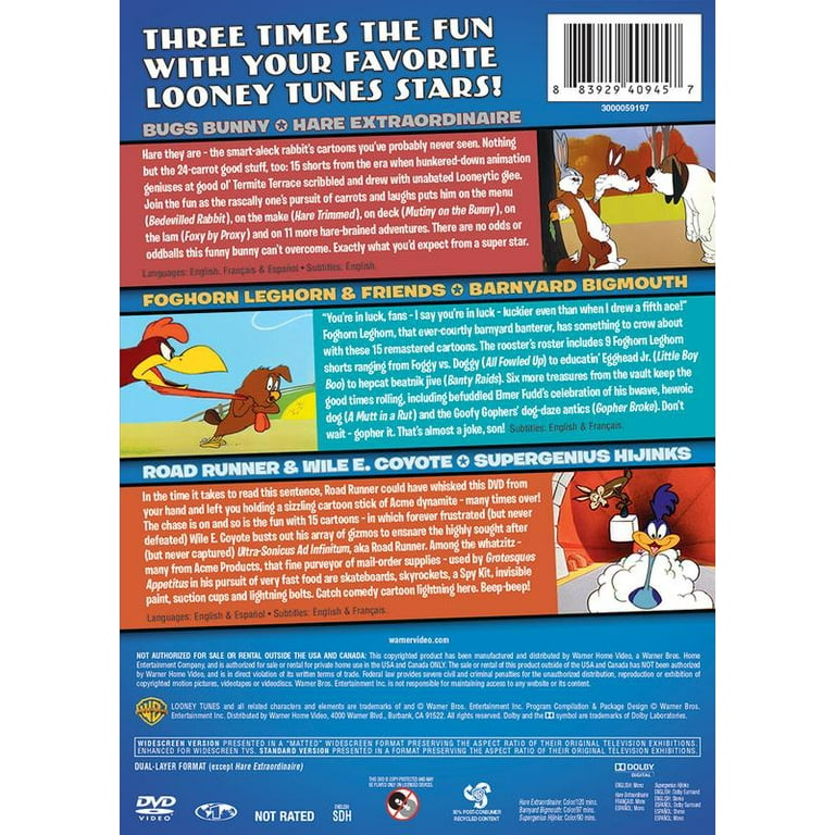 Looney Tunes Super Stars 3-Pack [DVD] - Walmart.com