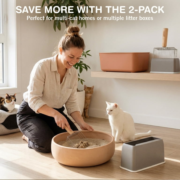 Sprinkle & Sweep Litter Box Speed Sifter With Stand photo 6