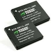 Wasabi Power Battery for Canon NB-11L, NB-11LH (2-Pack)