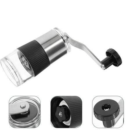 NICEXMAS Manual Coffee Grinder for Making Drip Coffee Espresso with Stainless Steel and PP Small Size