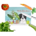thumbnail image 2 of Carolines Treasures BB1613LCB Christmas Tree And Border Collie Glass Cutting Board- Large, 2 of 2