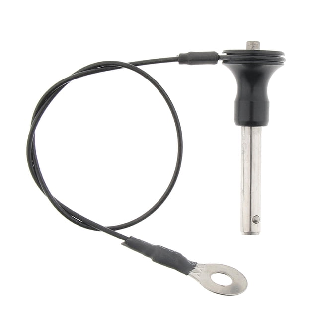 Stainless Steel Pin Aluminum Alloy Handle Self- Dowel Push Button w/ Lanyard Anti-Rust 6mm - 45mm