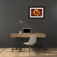 thumbnail image 3 of Bush, Marie 24x17 Black Ornate Wood Framed with Double Matting Museum Art Print Titled - Europe, Netherlands, Lisse Parrot tulip close-up, 3 of 4