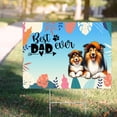 thumbnail image 4 of Best Collie Dad Ever Happy Father's Day Yard Sign Collie Dog Lover Gifts Idea Outdoor Home Lawn Garden Porch Decor - 02006, 4 of 5