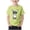 Green, variant on Bunny Print Loose Short Sleeve T-Shirt for Kids, Round Neck Casual Top for 2-13 Years