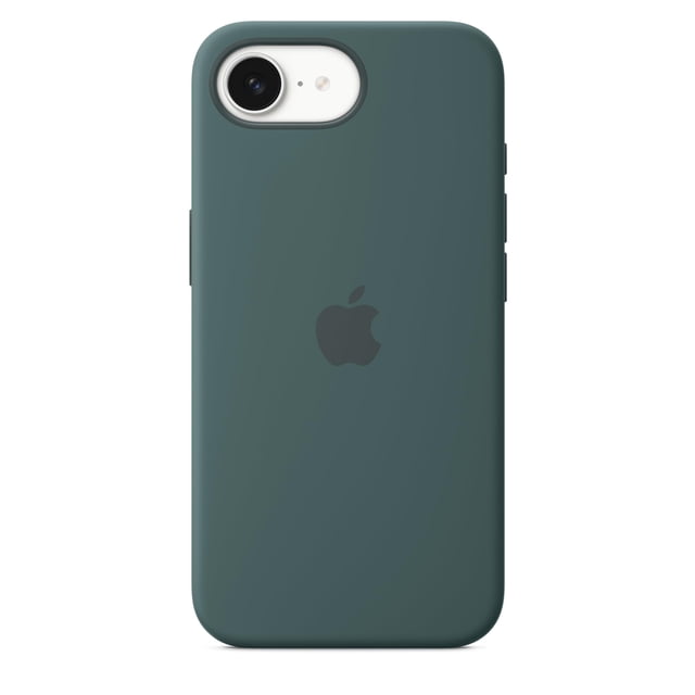 Funda de silicona Apple para iPhone 16e - Lake Green