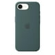 thumbnail image 1 of Funda de silicona Apple para iPhone 16e - Lake Green, 1 of 3