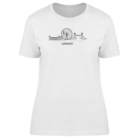 Cool London Landmark Park T-Shirt Women -Image by Shutterstock, Female Large