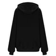 thumbnail image 3 of YOIAVAIOY Men Sherpa Lined Hoodies Full Zip Fleece Hooded Sweatshirt Thick Thermal Outdoor Jacket with Zipper Pockets Black M, 3 of 9