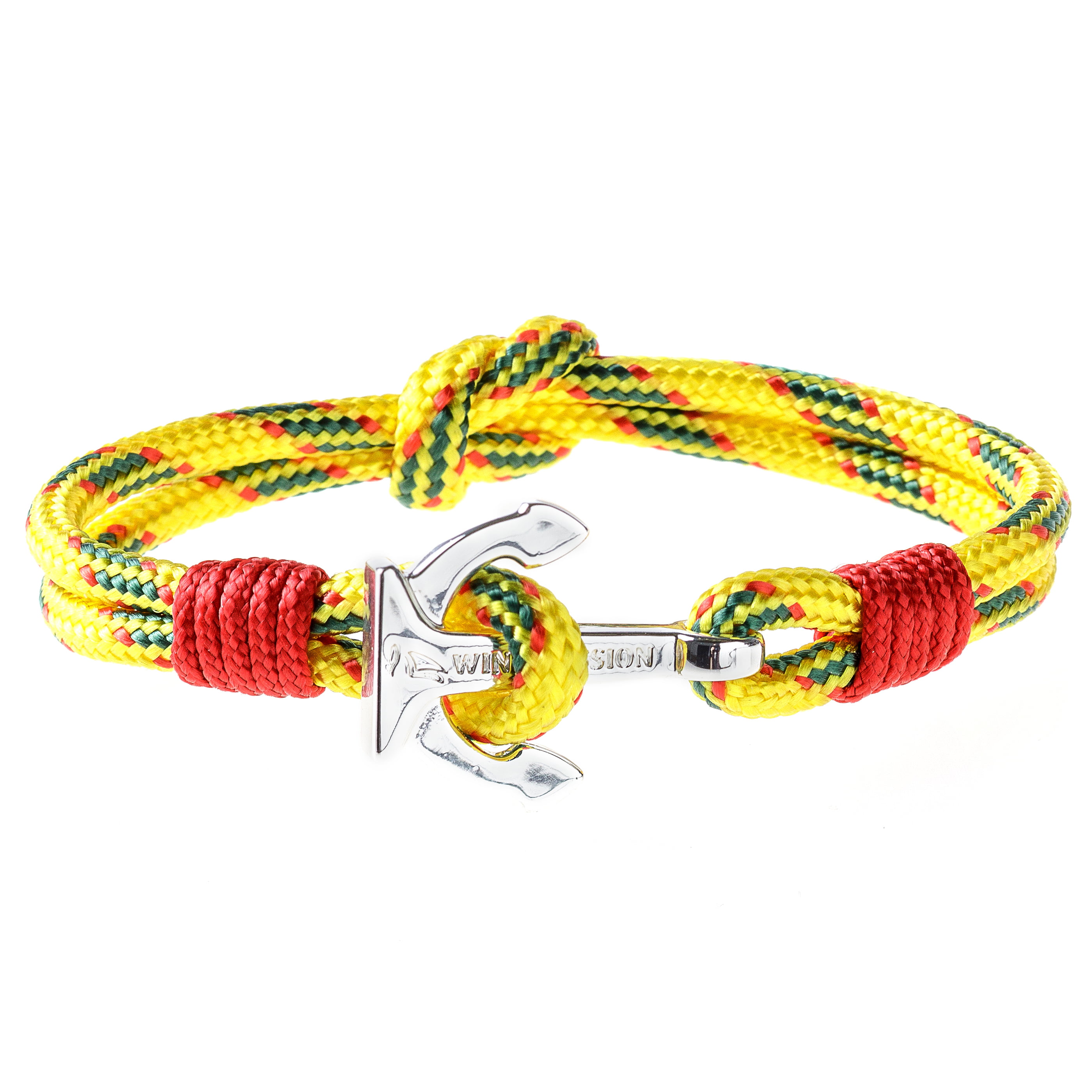Wind Passion Premium Anchor Bracelet Durable Nautical Rope Cuff Wristband for Men Women
