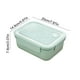 thumbnail image 3 of Lonchera de plástico multicolor con múltiples compartimentos | A prueba de fugas y apta para microondas | Para estudiantes, la oficina o picnics | Incluye espacio para utensilios y bolsa térmica, 3 of 6