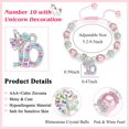 thumbnail image 3 of Unicorn Bracelet for Girls Age 3-12 Birthday Anniversary Christmas Gift for Daughter Granddaughter Niece Kids Jewelry Present, 3 of 6