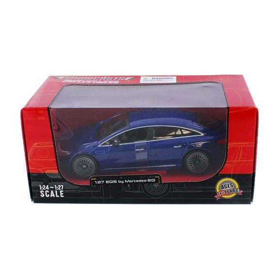 2022 Mercedes-Benz EQ Sedan, Blue - Showcasts 38902BU - 1/27 Scale Diecast Model Toy Car