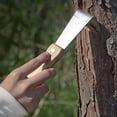 thumbnail image 3 of Bark Removal Tool with Wooden Handle Stainless Steel Debarking, Spud for Garden Use Ergonomic Design for Fruit Tree Garden Use and Yard Maintenance, 3 of 9