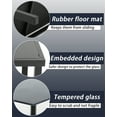 thumbnail image 2 of FDW 4 Metal Waterproof Outdoor Conversation Sets with Chairs and Table, Black, 2 of 7