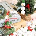 thumbnail image 6 of Gustave 193PCS Christmas Wood Beads Snowman Wooden Bead Kit with Twine Scarf, Round Beads Hanging Ornaments Bracelets DIY Crafts for Christmas Home Party Decoration, 6 of 9