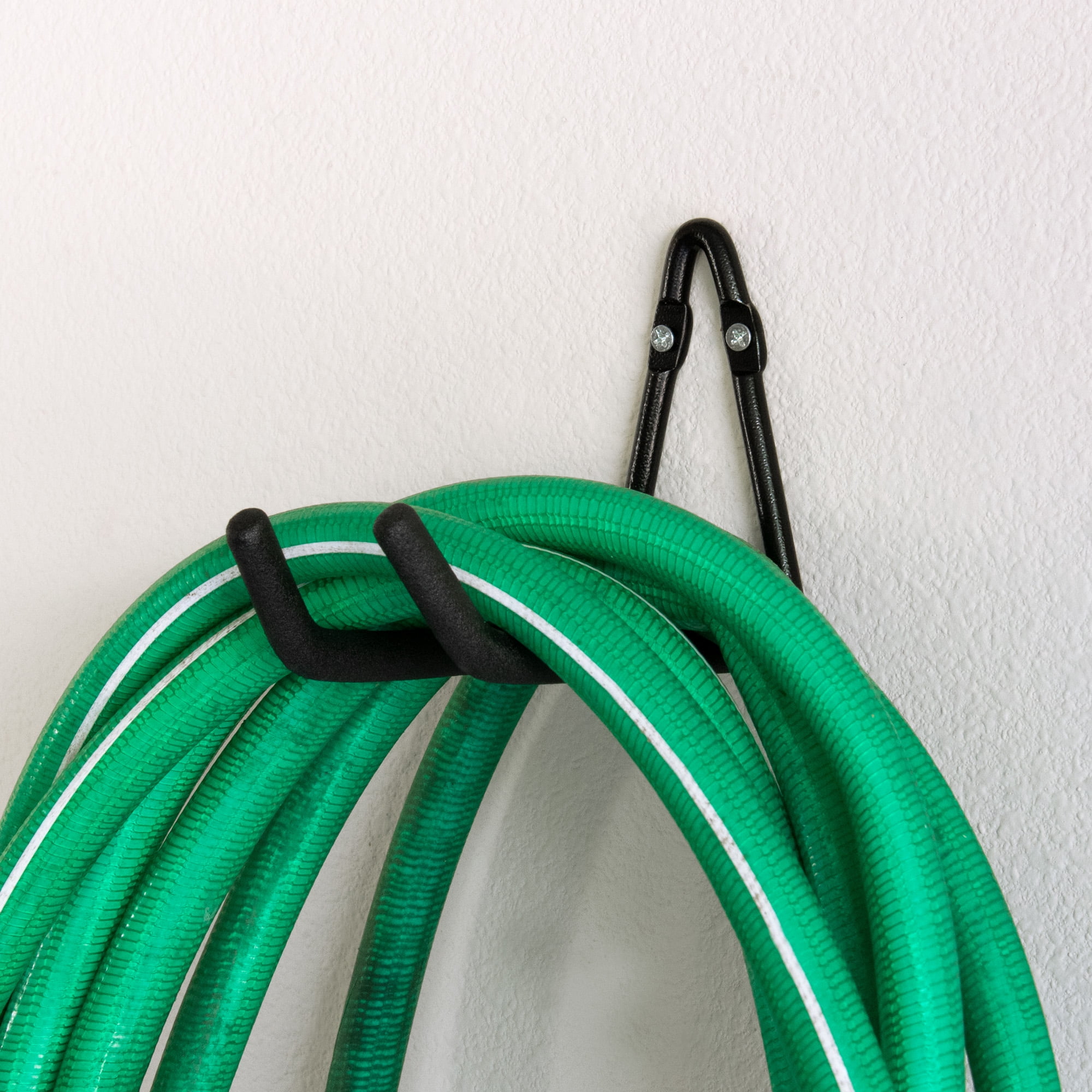 Hyper Tough Steel Utility V-Hook with Screw Mount, Black