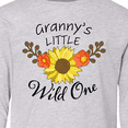thumbnail image 4 of Inktastic Granny's Little Wild 1 with Beautiful Sunflower Long Sleeve Youth T-Shirt, 4 of 5