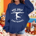 thumbnail image 2 of Hihipz Big Girls Hoodie Sweatshirt Fall Gymnastics Cartwheel Print Kangaroo Pocket Long Sleeve Cozy Sweatshirt for Girl, 2 of 4