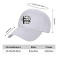 thumbnail image 3 of Doing My Best And Letting God Do The Rest Sandwich Cap Unisex Adjustable Adult Baseball Caps Casquette Hats Flat Cap, 3 of 7