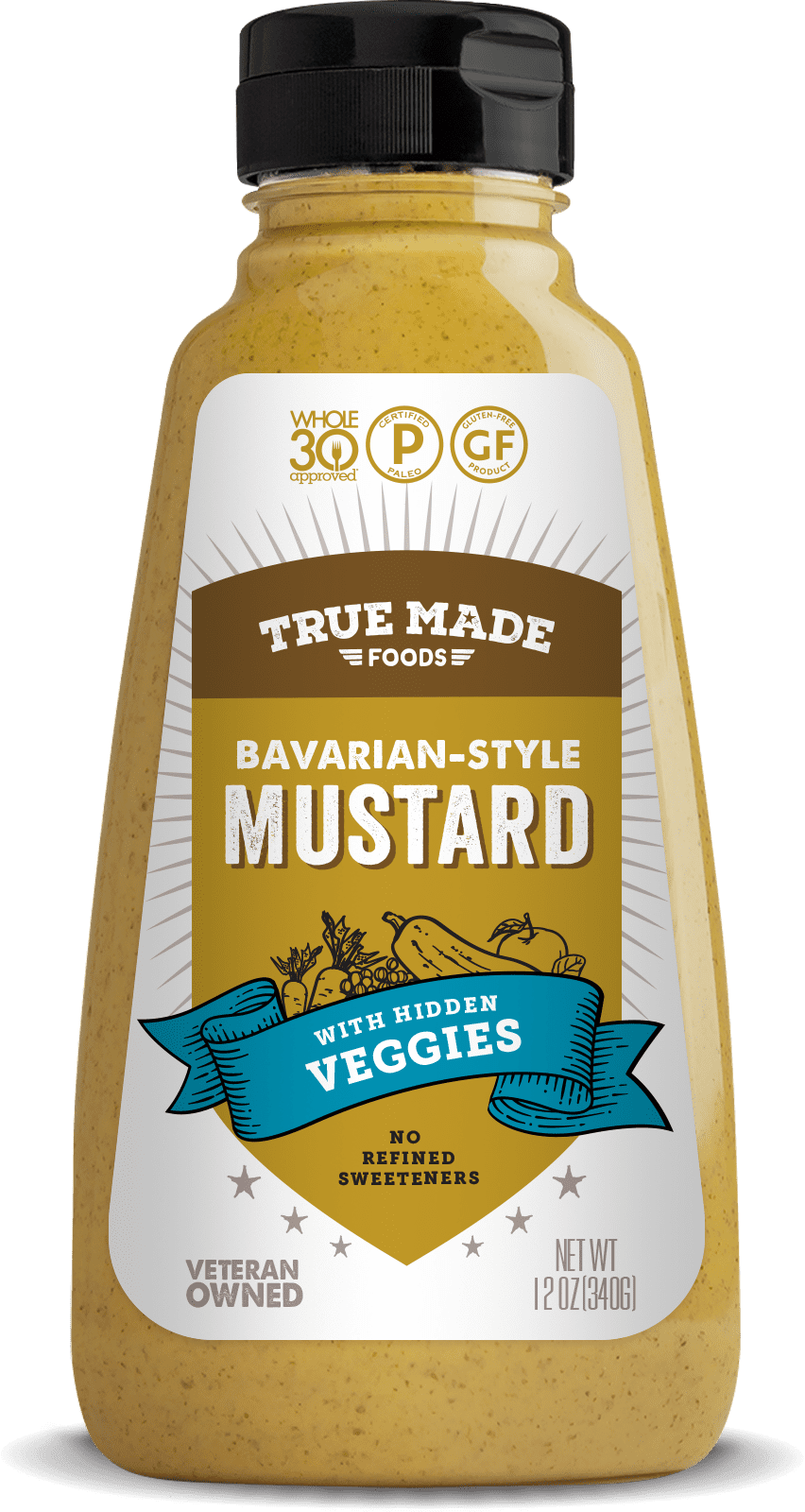 True Made Foods Bavarian Style Mustard, 12 oz - Walmart.com