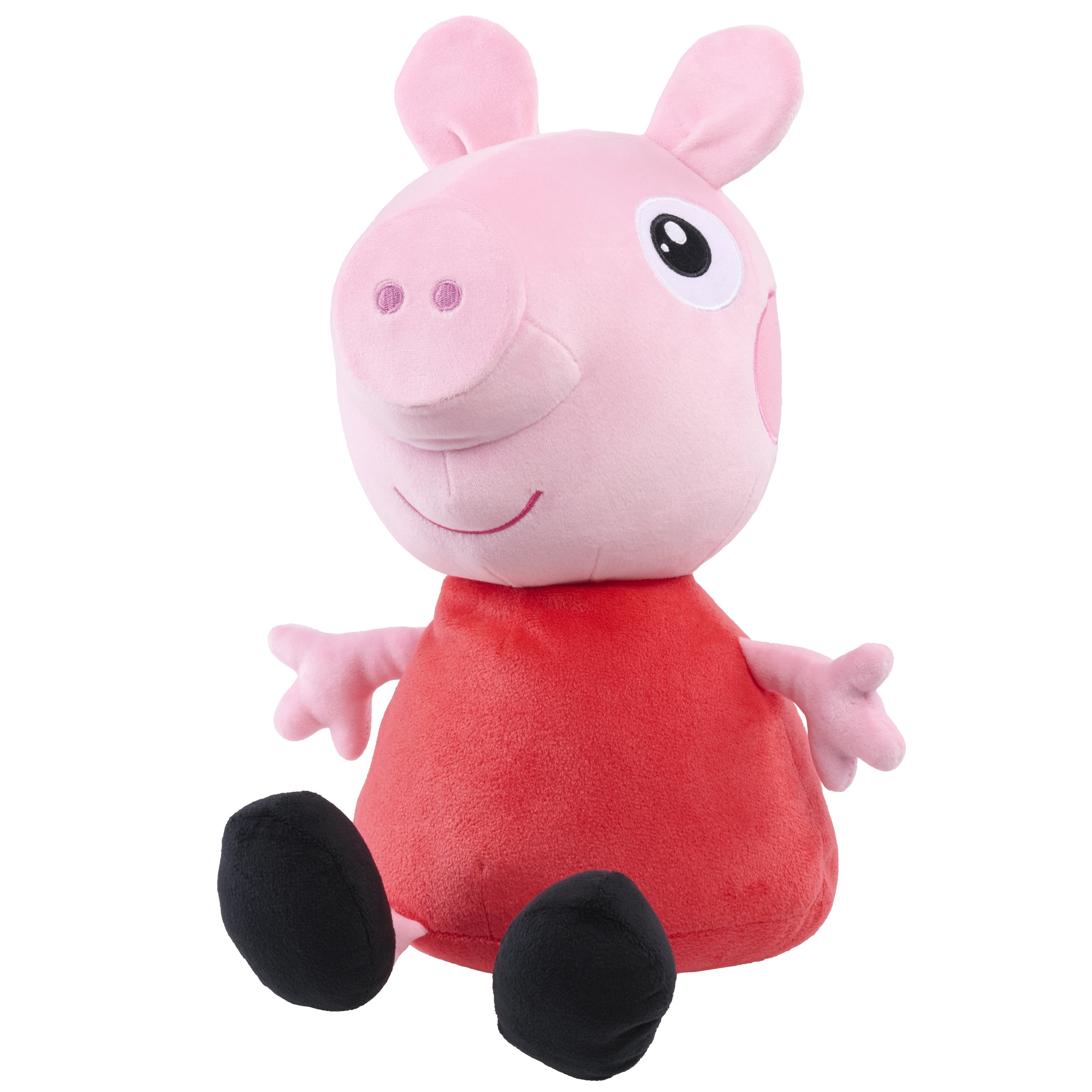 Peppa Pig 2 lb Weighted Large Plush, 12-Inch Stuffed Animal, Kids Ages 3 and Up