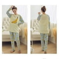 thumbnail image 5 of AMERTEER Ensemble de Pyjama pour Femmes, Mode Automne, Col Rond, Manches Longues, Grande Taille, Imprimé Maison, 5 of 5