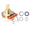 thumbnail image 2 of Guitar Potentiometer, Copper Shaft Potentiometer Noise Reduction Standard Structure  For Music Lovers, 2 of 8