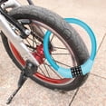thumbnail image 1 of Bicicleta Candados para bicicleta Contraseña de 4 dígitos MTB Road Bike Security Cable Lock (Azul), 1 of 3