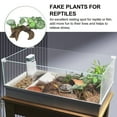 thumbnail image 4 of Artificial Plants For Terrarium Decor, Habitat Hideout Bearded Dragon Tank Decorations Fit Crested Gecko Leopard Lizard, 4 of 8