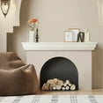 thumbnail image 1 of Floating Mantel Shelf for Fireplace Mount 72-Inch White, 1 of 7