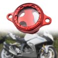 thumbnail image 6 of Zxpjkyu Motorcycle Oil Tank Cap, Aluminum, Durable, Replacement Accessories for Cbf450R, Red, 6 of 9