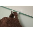 thumbnail image 2 of Whitehaus Collection  Slide on Adjustable Shower Door Robe/Towel Hook Nickel Finish, 2 of 2