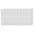 thumbnail image 1 of 10 Pcs Plaque de Réparation Plate en Aluminium Plaque de Jonction 3 Trous Plaque de Jonction Plate en Aluminium pour Rallonge Droite, 1 of 7