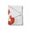 thumbnail image 2 of 13th Birthday Soft Flannel Fleece Throw Blanket, Red Ballons with Swirled Curly Ribbons Number 13 Celebration Event, Cozy Plush for Indoor and Outdoor Use, 60" x 80", Red Green Blue, by Ambesonne, 2 of 6